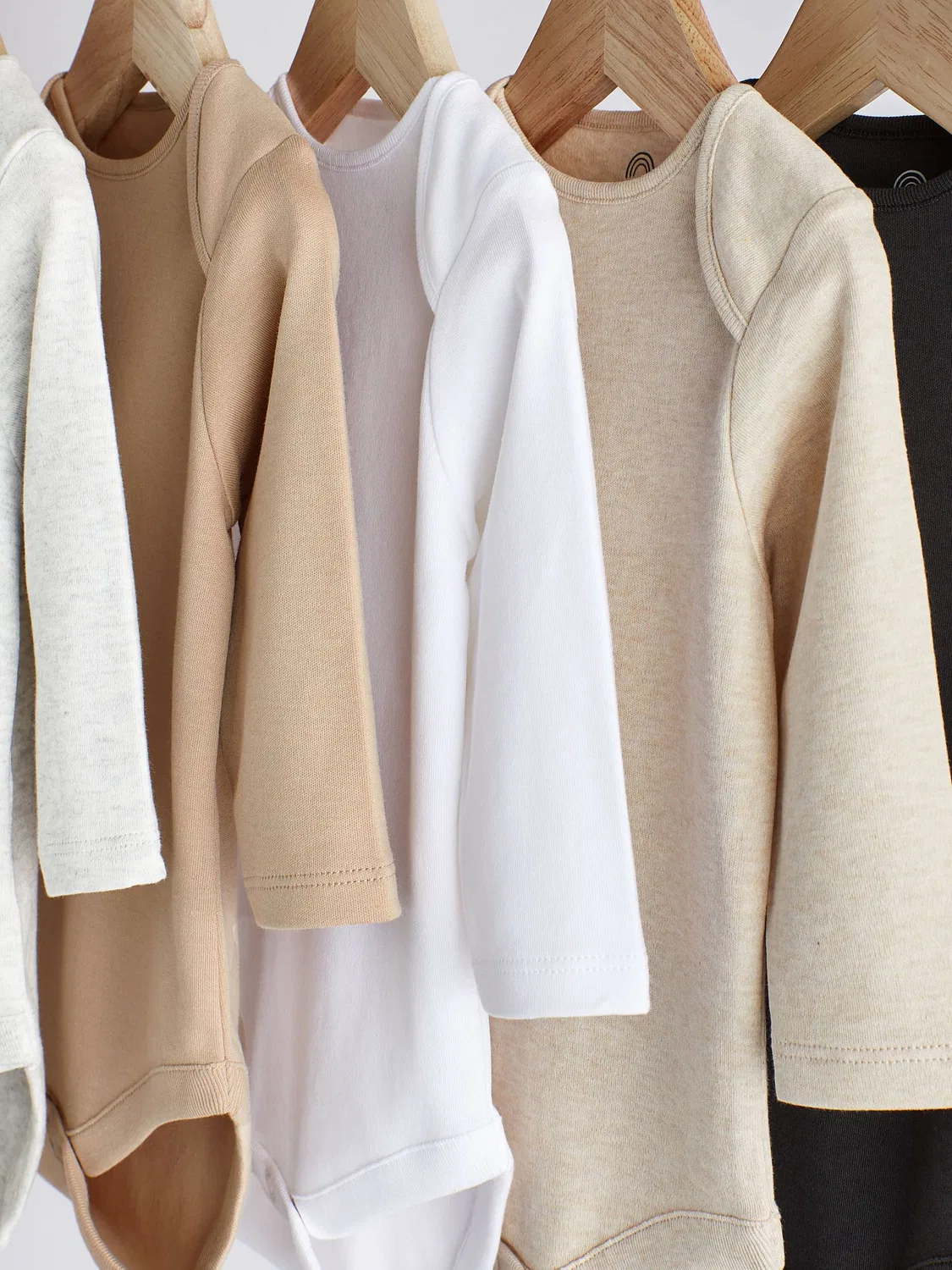 Комплект боди с длинным рукавом 5 шт, Neutral Baby Essential Next, нейтральный — фото 3