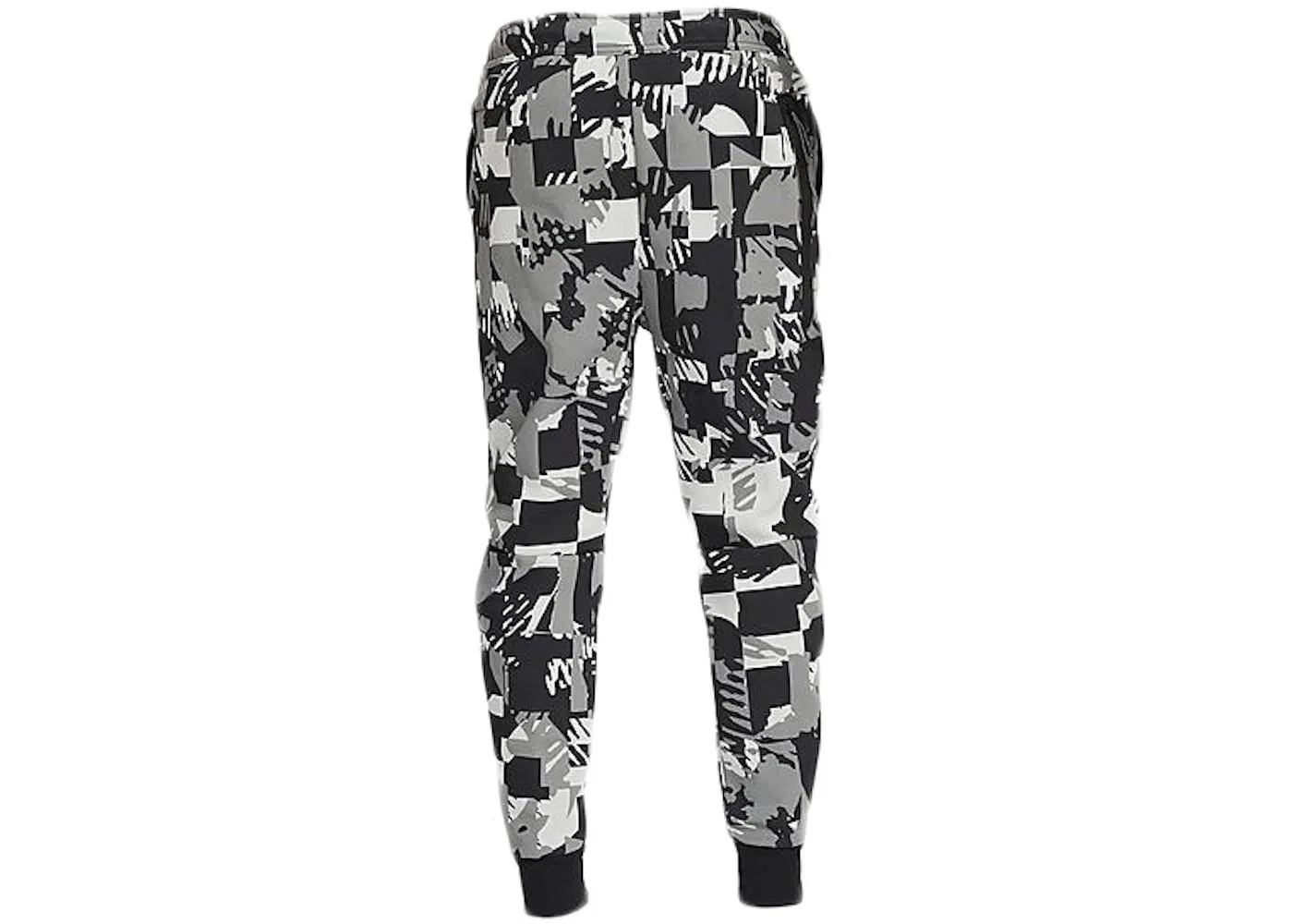 Мужские спортивные штаны с принтом Tech Fleece Nike, Light Smoke Grey/Black/Black — фото 2