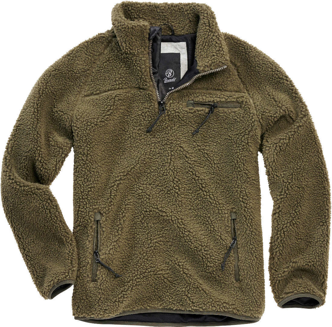 

Пуловер Brandit Teddyfleece, оливковый, Зеленый, Пуловер Brandit Teddyfleece, оливковый