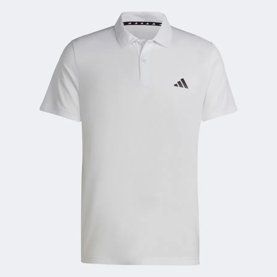 Мужское поло с длинным рукавом Training Essentials adidas, Белый — фото 4