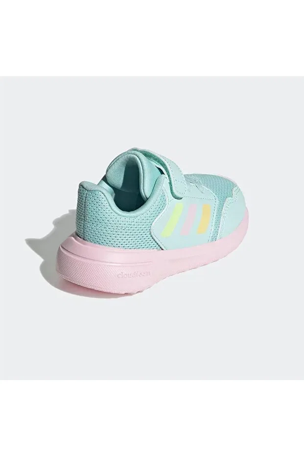Детские кроссовки для девочек Tensaur Run 3.0 El I Adidas, Semi Flash Aqua Orange Tint — фото 3