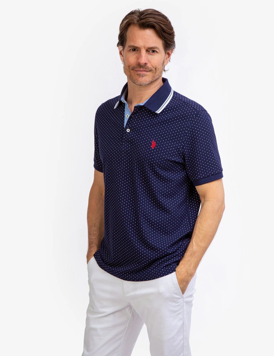 

Рубашка-поло мужская U.S. Polo Assn., синий