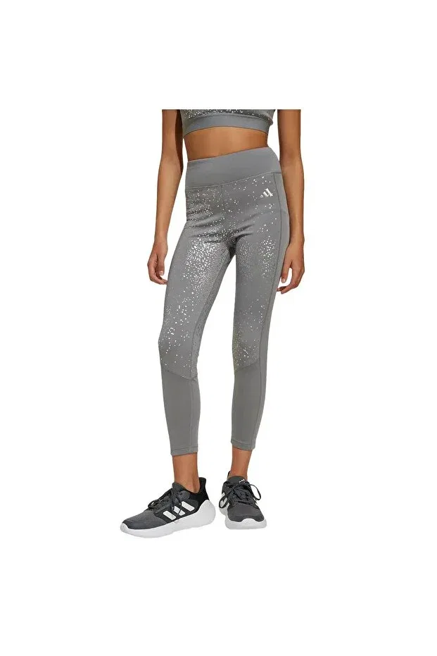 Детские леггинсы для девочек скинни Glam Adidas, Gray