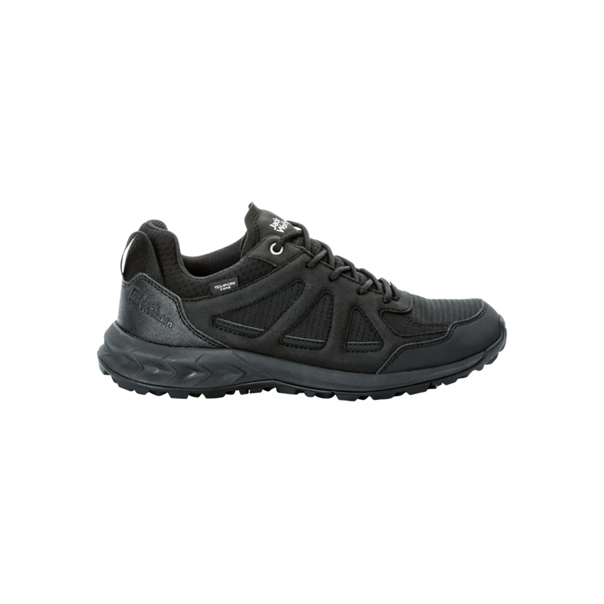 Кроссовки Jack Wolfskin "WOODLAND 2 TEXAPORE LOW W", черный