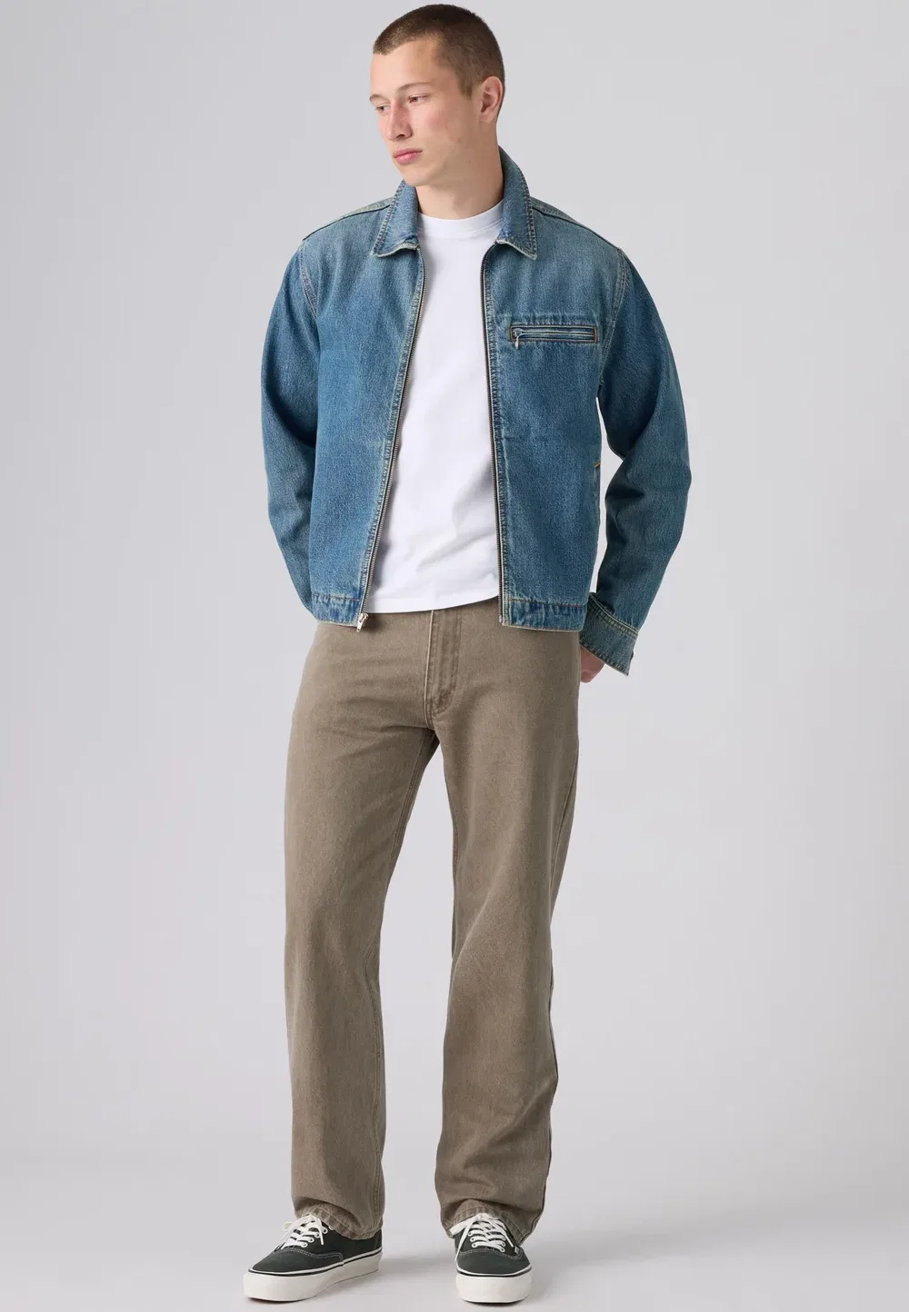 555 свободные прямые джинсы - джинсы свободного кроя Levi'S, Toasted Morel — фото 2
