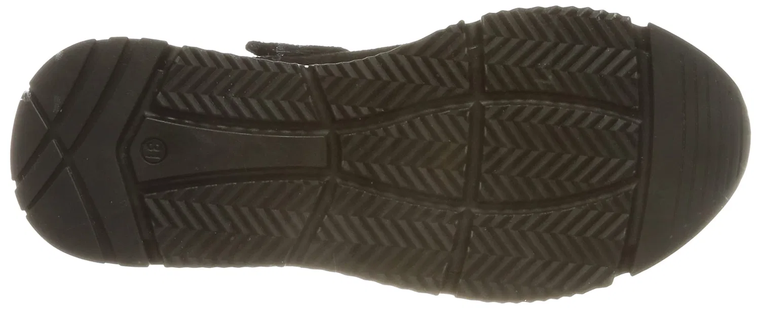 Детские кроссовки для девочек на шнуровке H1473 HIP Shoe Style, Black — фото 4