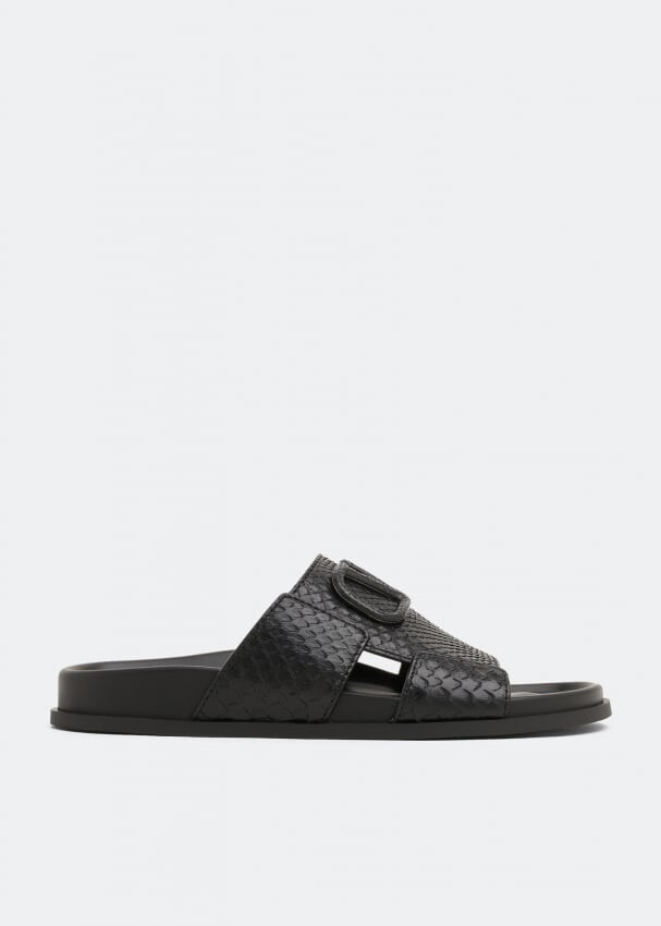 

Сандалии VALENTINO GARAVANI VLogo Signature leather sandals, черный