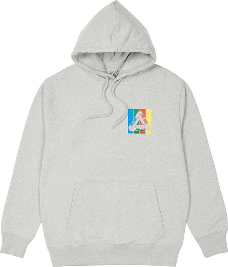 

Толстовка Palace Tri-Emb Hood 'Grey Marl', серый