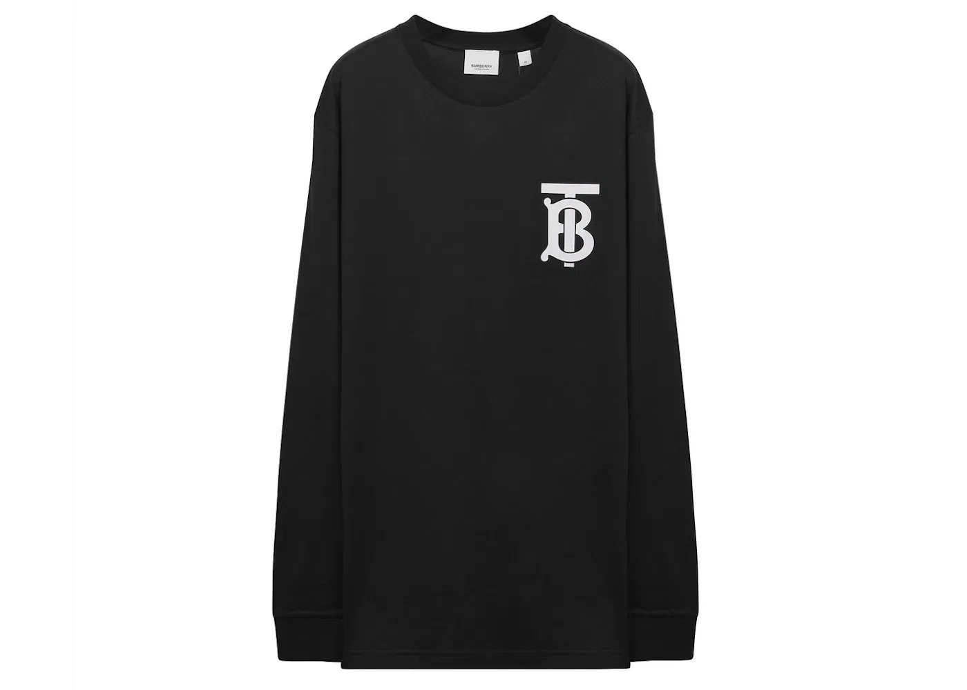 Мужская футболка с длинным рукавом Burberry Monogram Motif Longsleeve, Black