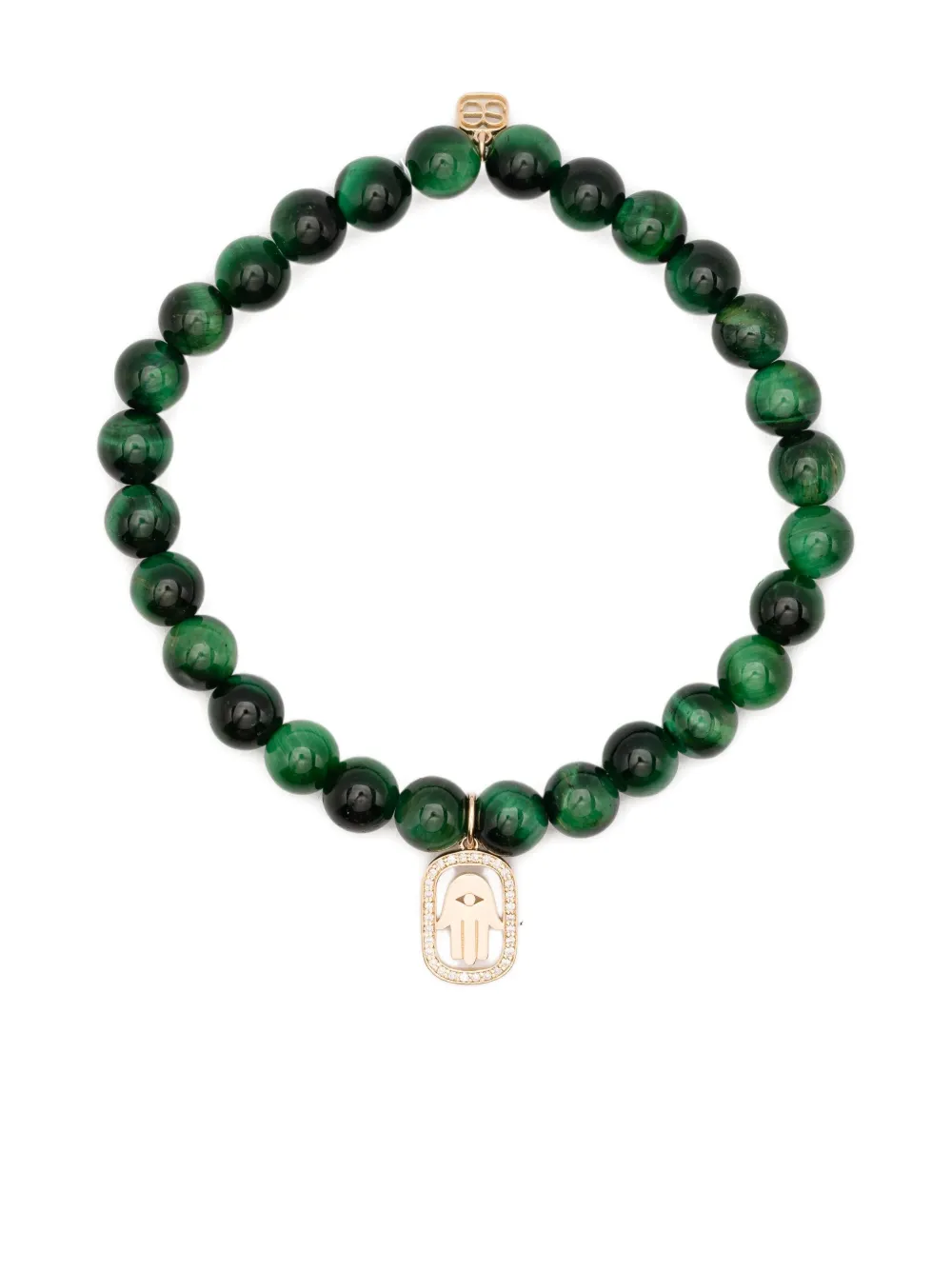 

Браслет-талисман из желтого золота 14 карат с бриллиантами Sydney Evan