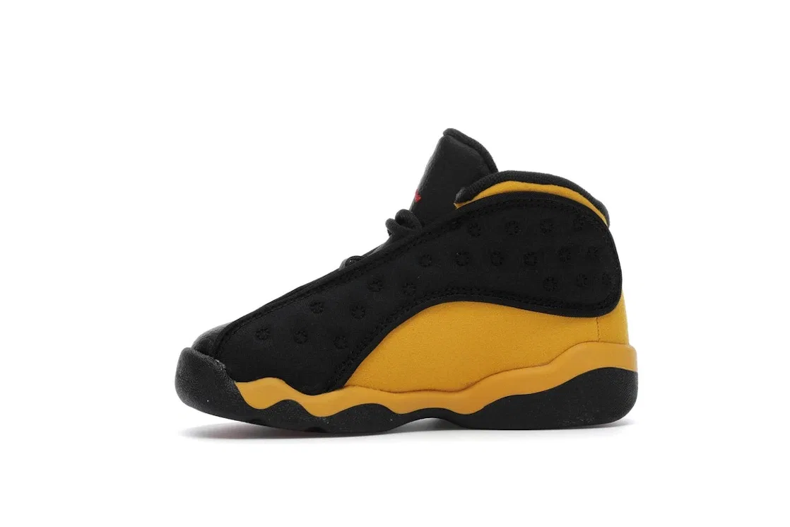 Детские кроссовки с высоким берцем Jordan 13 Retro Carmelo Anthony Class Of 2002 Jordan, Black/University Red-University Gold — фото 3