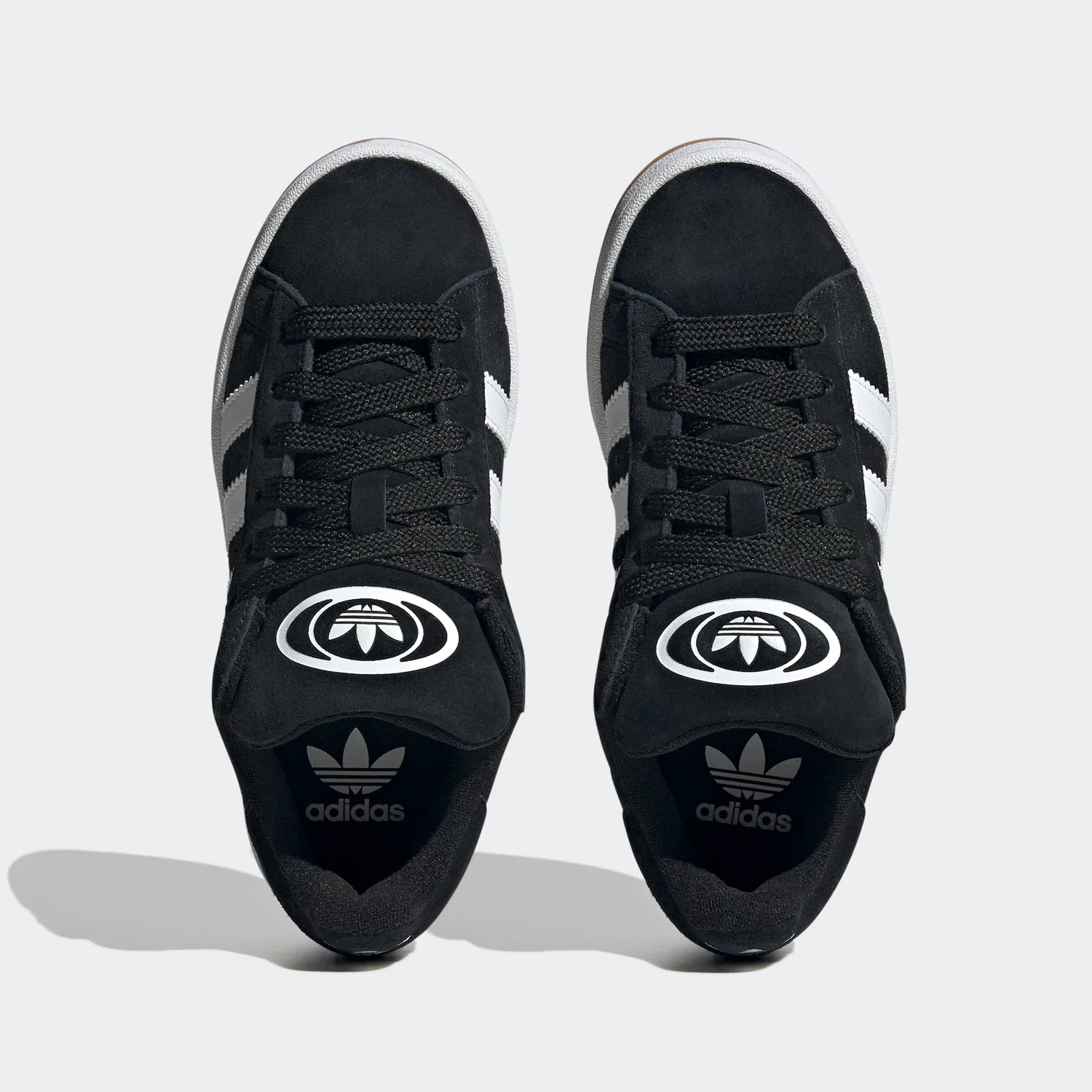 Детские кроссовки с ретро-дизайном Campus 00s Adidas Originals, Core Black/Ftwr White — фото 4