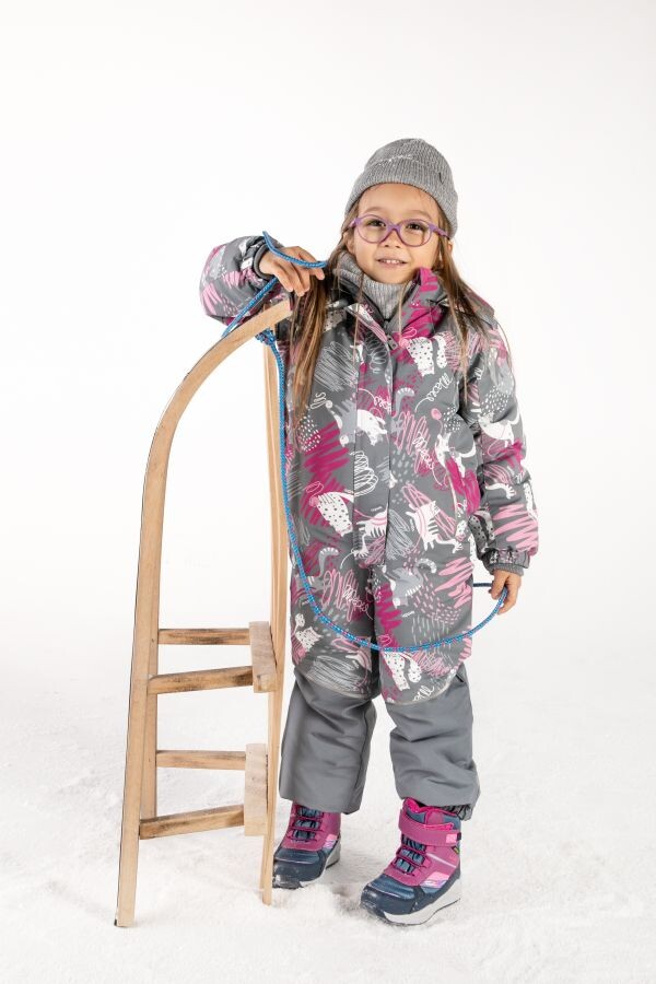 

Зимний комбинезон Coccodrillo для девочек, утеплен покрытием DWR, водонепроницаемый