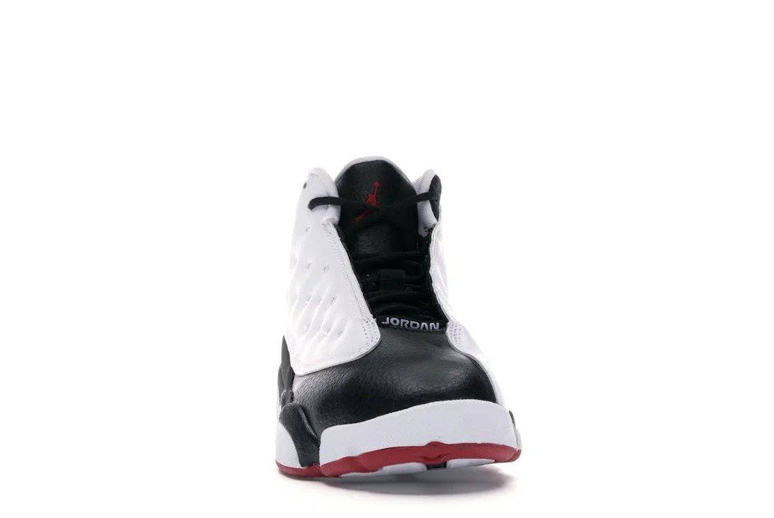Детские кроссовки Lifestyle с принтом Jordan 13 Retro Jordan, White/True Red-Black — фото 2