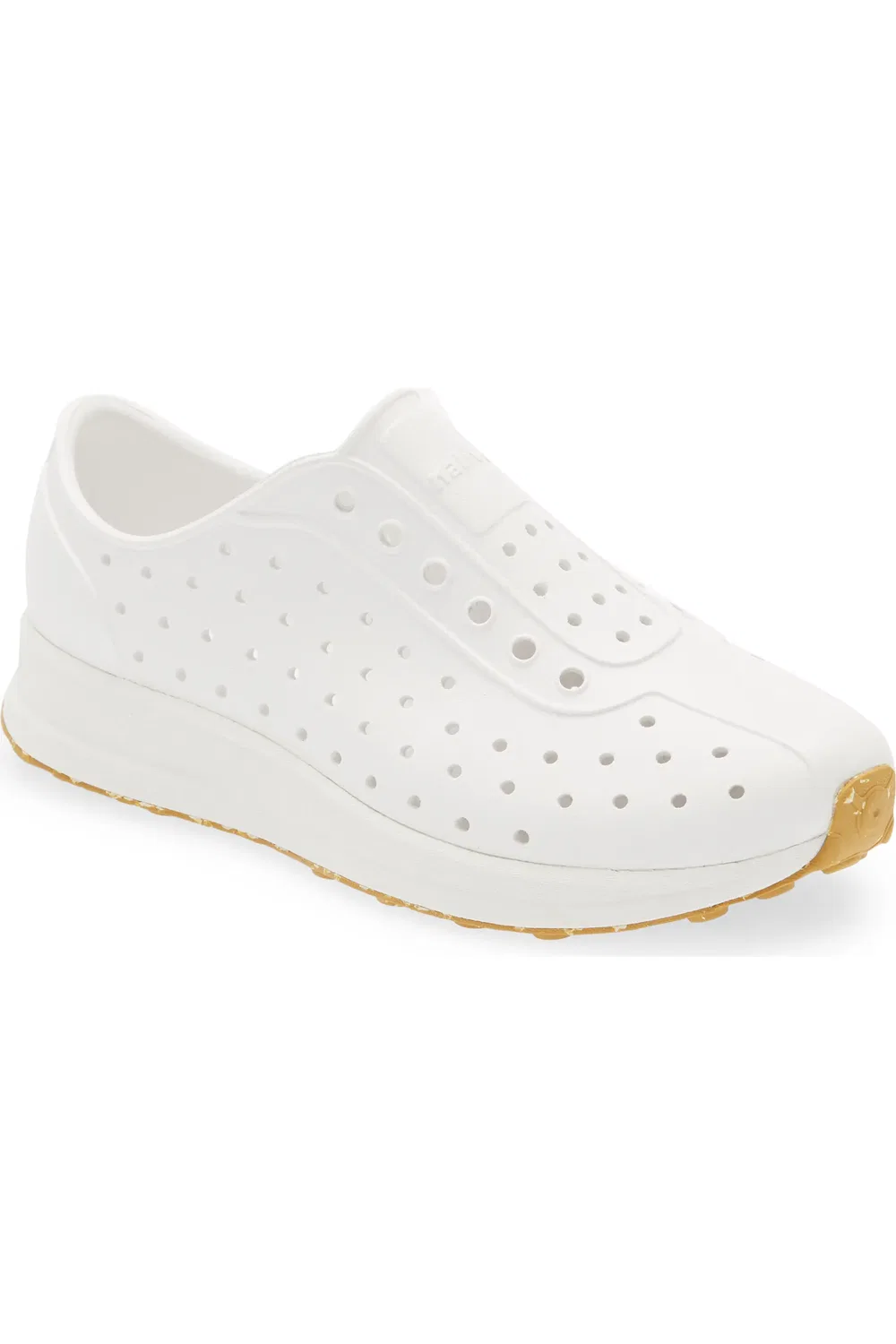 Детские кеды slip-on с перфорированным верхом Robbie Sugarlite Native Shoes, Shell White/Shell White/Mash