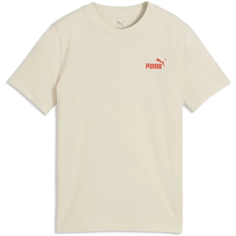 Футболка с коротким рукавом Essential Logo Lab Brand Back Graphic Puma, бежевый