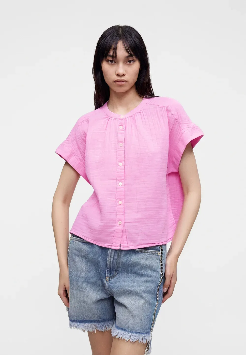 Марля - блузка Gap, May Pink — фото 4