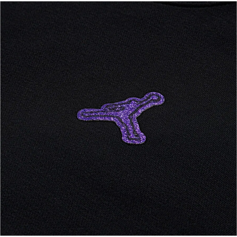 Детский свитшот с принтом Jordan Jdg Blue Jeans & Bling Flc Cre, Nike, Синий — фото 3