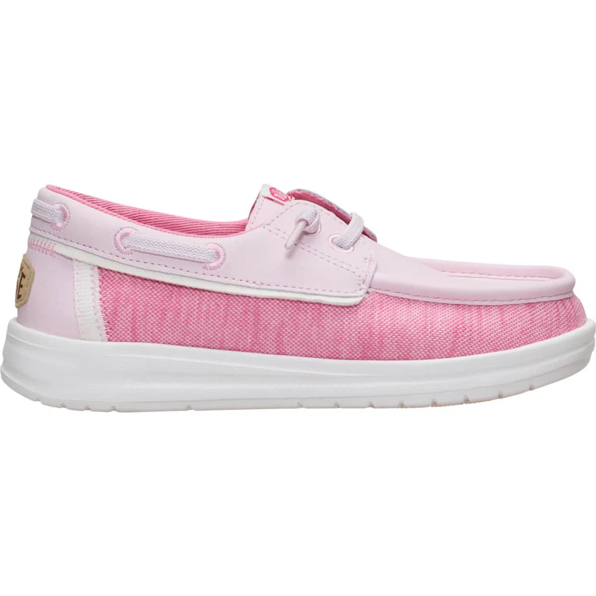 Детские кроссовки для мальчиков с эластичными шнурками HEYDUDE, Pink