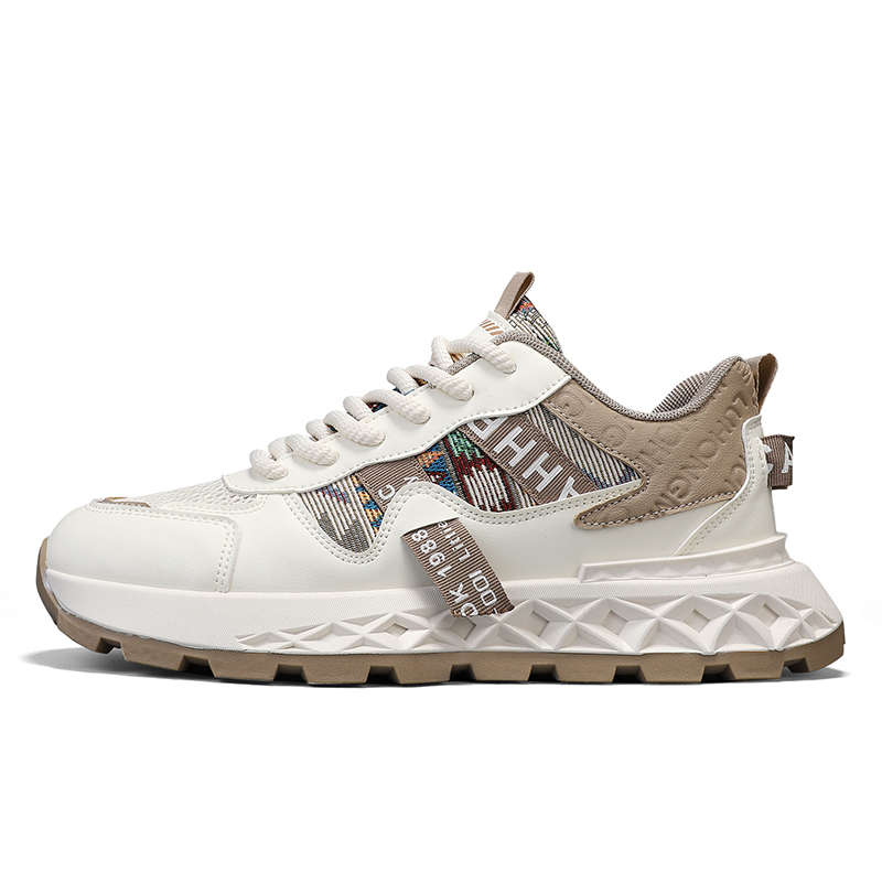 

JANECO Низкие скейтерские кроссовки мужские бежево-хаки, цвет Beige Khaki