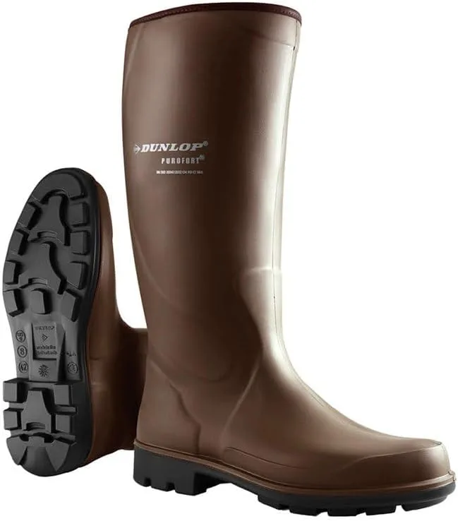 Защитные ботинки Унисекс Terroir Pro Dunlop Protective Footwear, черный/темно-коричневый — фото 3