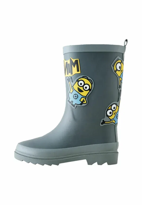 Сапоги с принтом Minions Wellies Next grey, серый