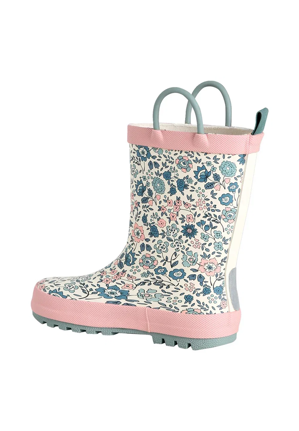 Bedruckte kinder gummistiefel - резиновые сапоги Vertbaudet, Wollweiß