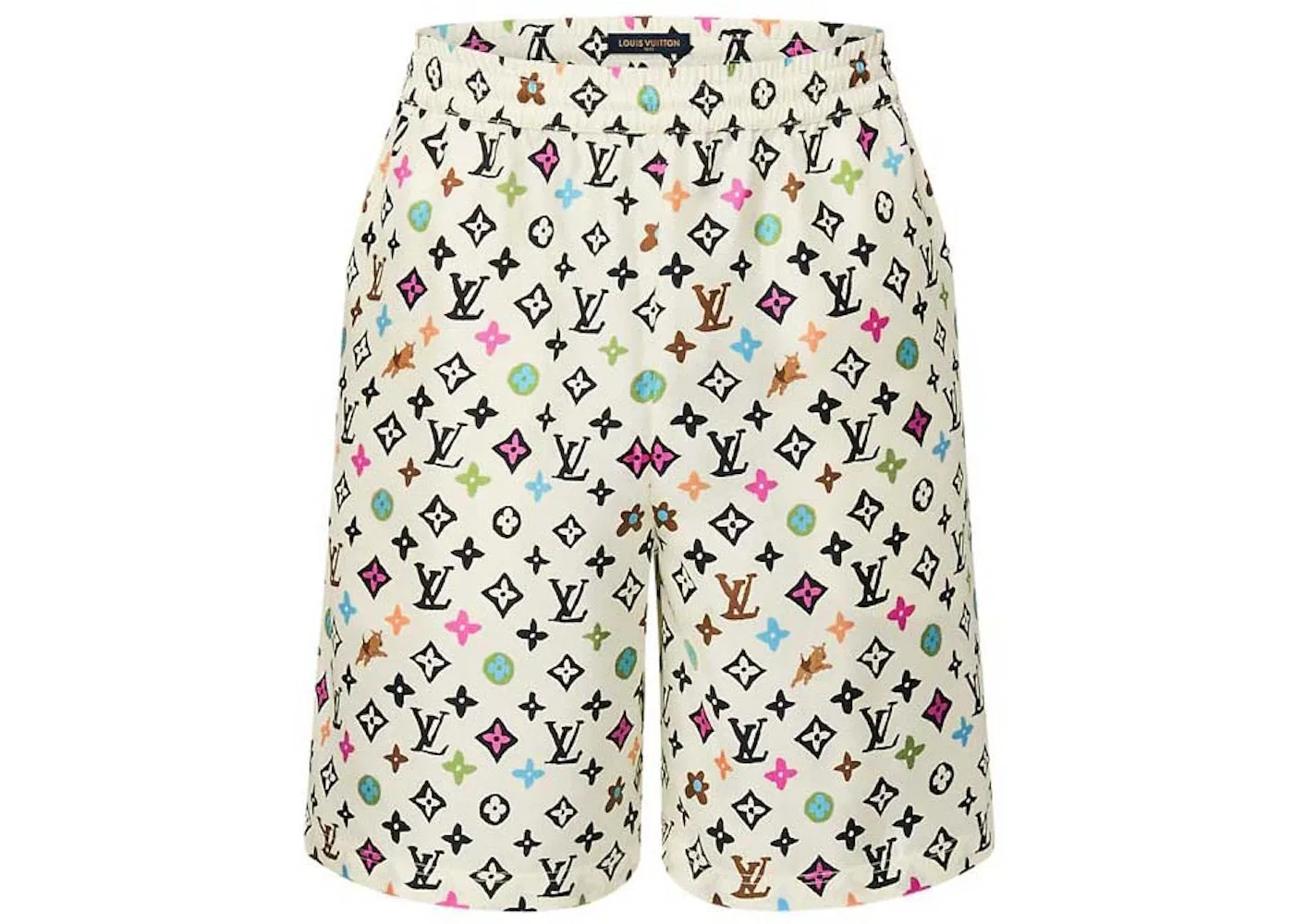 Мужские шорты с принтом Monogram Louis Vuitton, Multicolor