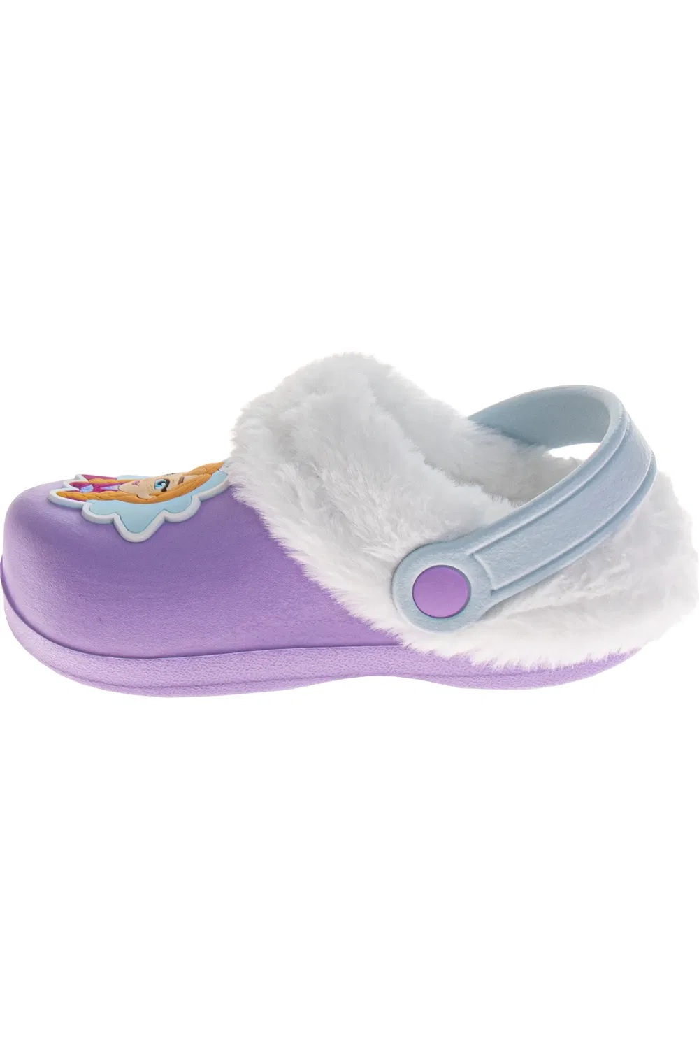 Детские тапочки-клоги с начесом Frozen Anna and Elsa Disney, Lilac — фото 3
