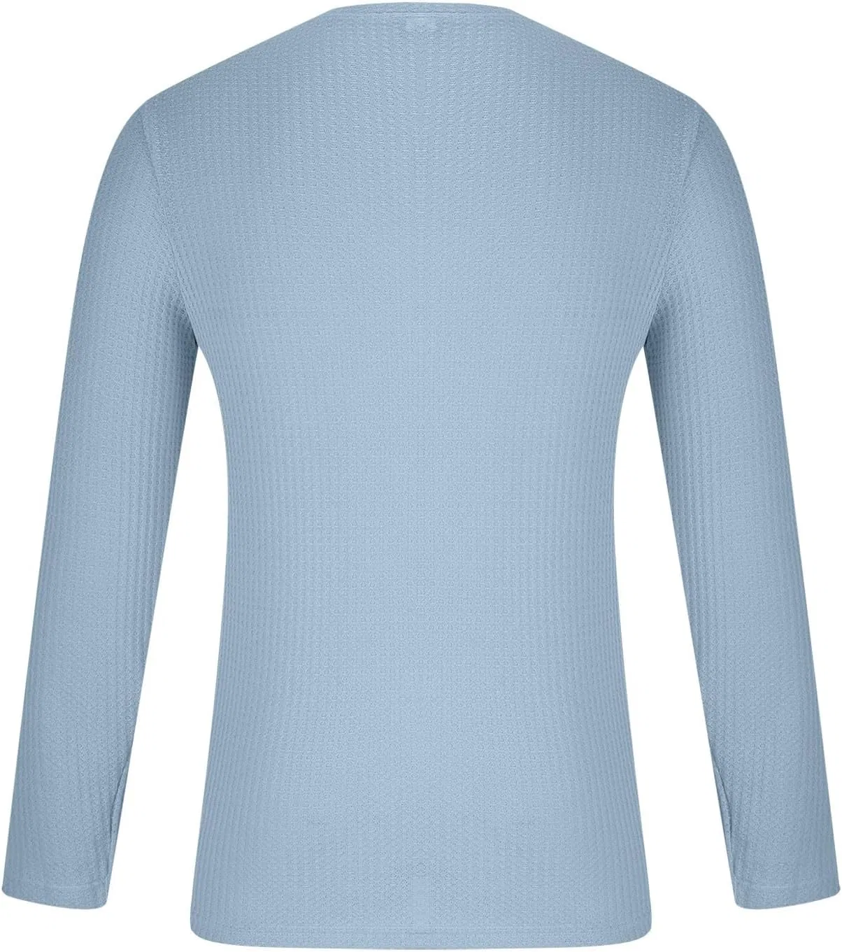 Мужская футболка с круглым вырезом длинный рукав Athletic, Light Blue — фото 4
