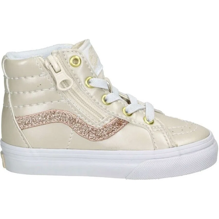 Детские кроссовки с принтом Sk8-Hi Vans, Бежевый