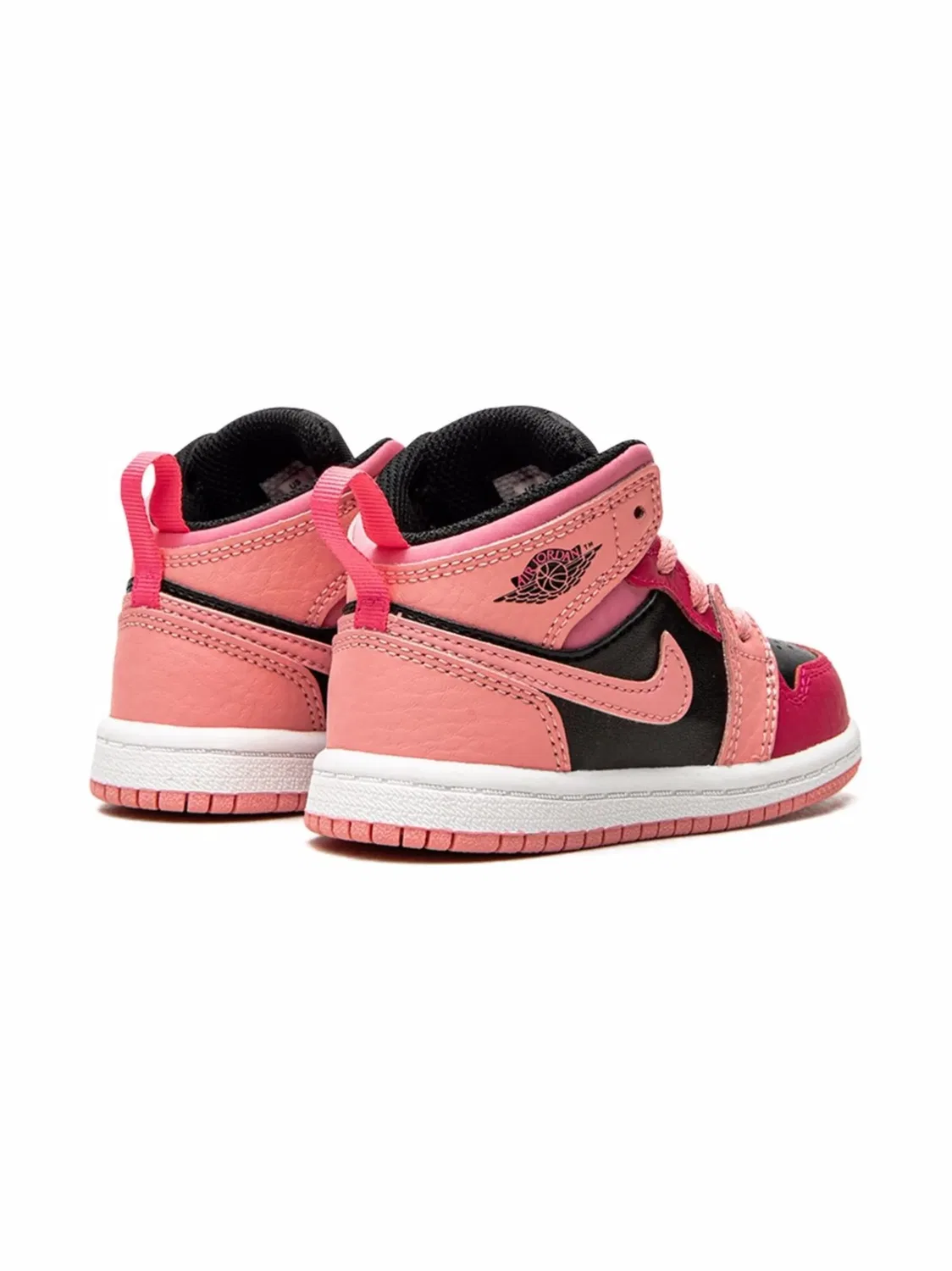 Кроссовки Jordan 1 Mid Coral Chalk — фото 3