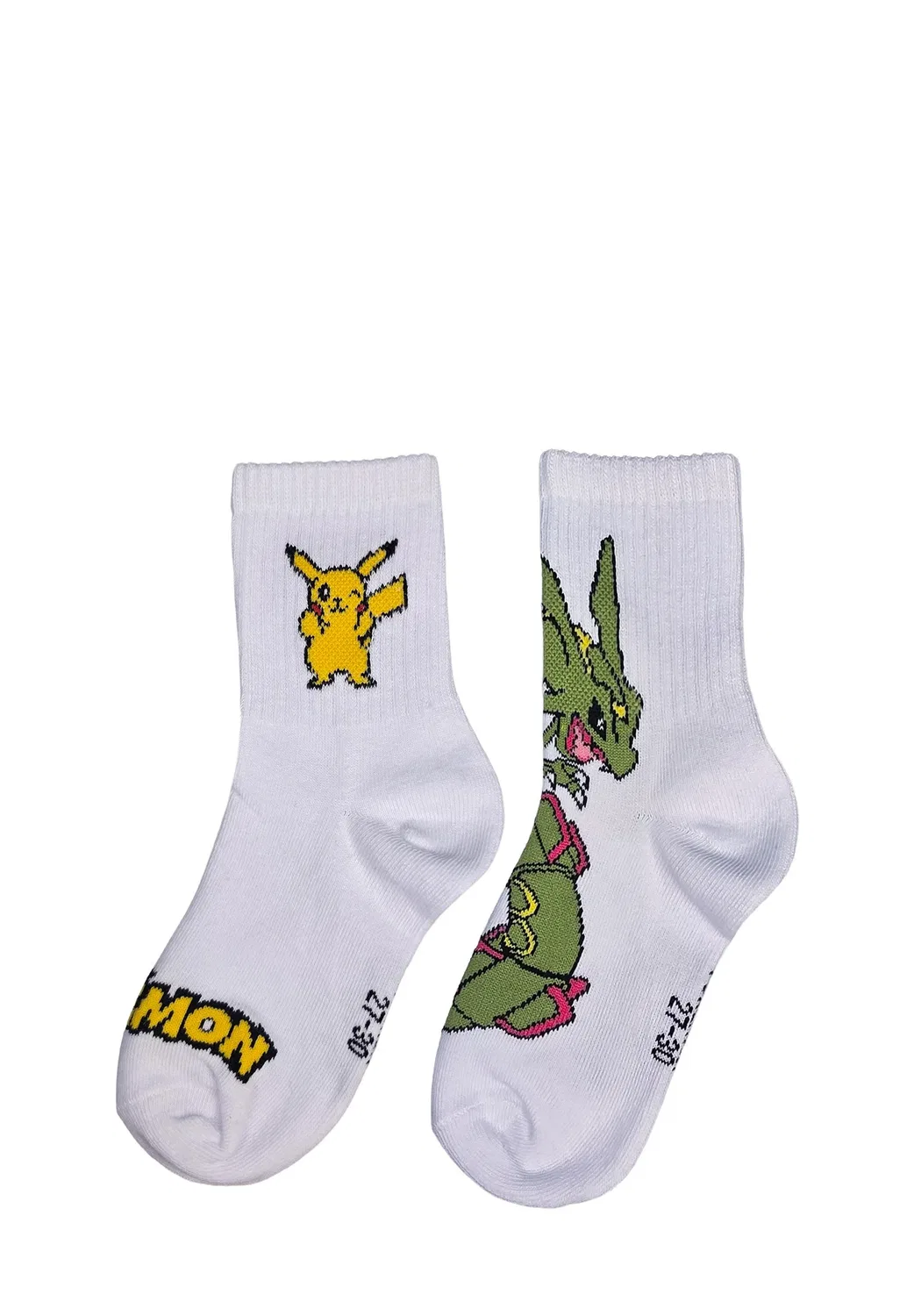 2Er pack pokemon socken pikachu rayquaza tennissocken söckchen unisex - socks United Labels, Weiß — фото 2