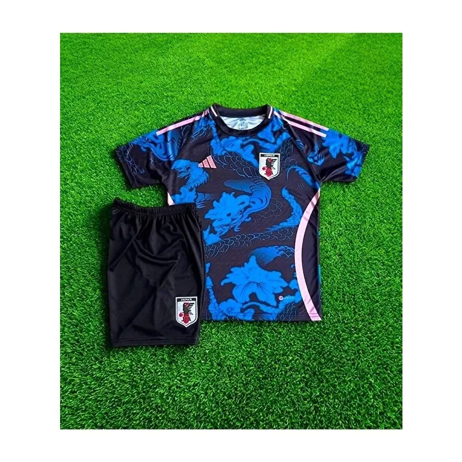 Детский спортивный свитшот с принтом Япония, Темно-синий Fair City
