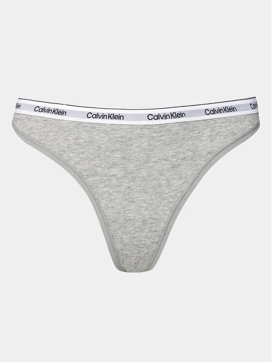 Струнная танга Calvin Klein, серый — фото 4