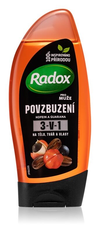 

Гель для душа для мужчин 3 в 1 Radox Men Invigorating