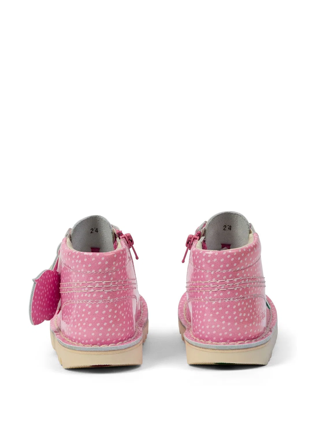 Ботинки детские Kickers Strawberry Kick Hi, розовые — фото 4