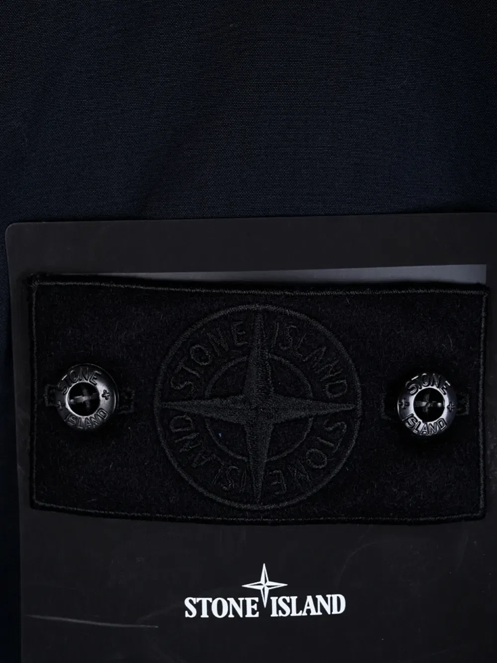 Куртка с капюшоном и длинными рукавами Stone Island, черный — фото 3
