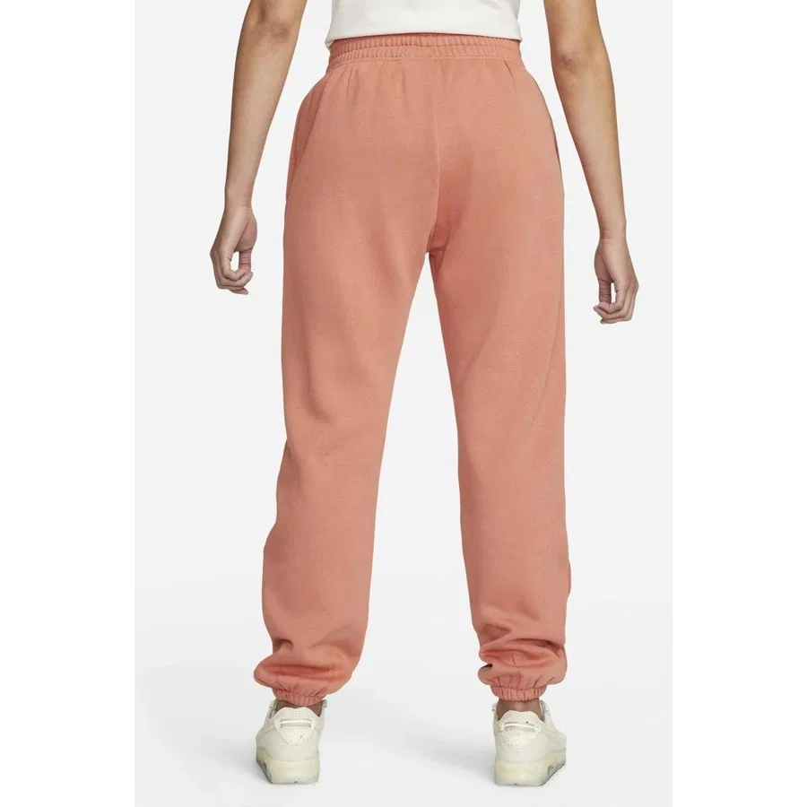 Спортивные брюки из флиса с утягивающим поясом Nike Sportswear Essential, Оранжевый — фото 2