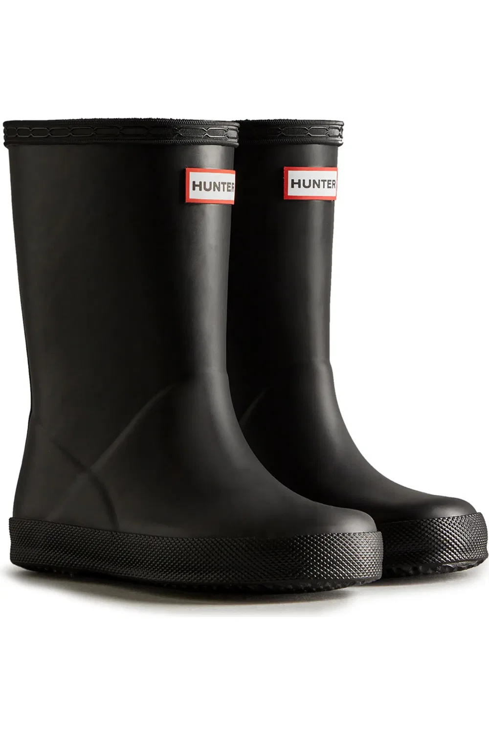 Детские резиновые сапоги на плоской подошве First Classic Rain Boot Hunter, черный