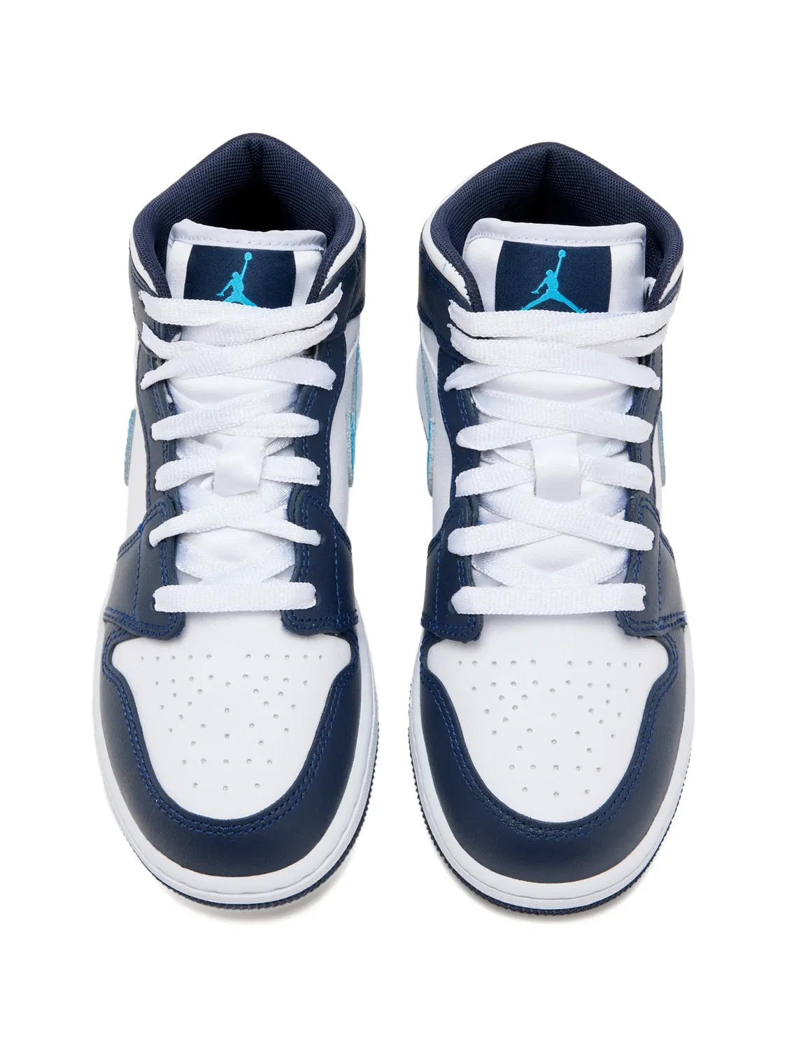 Кроссовки Jordan 1 Nike Kids, синий — фото 4