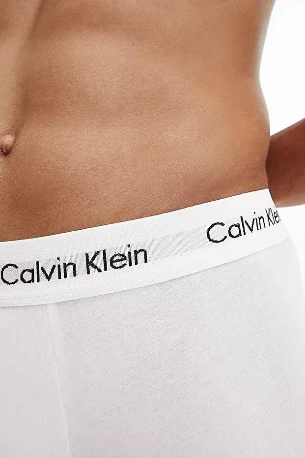 Мужское белье хлопковое комплект 3 шт Calvin Klein, White Camoscio — фото 4
