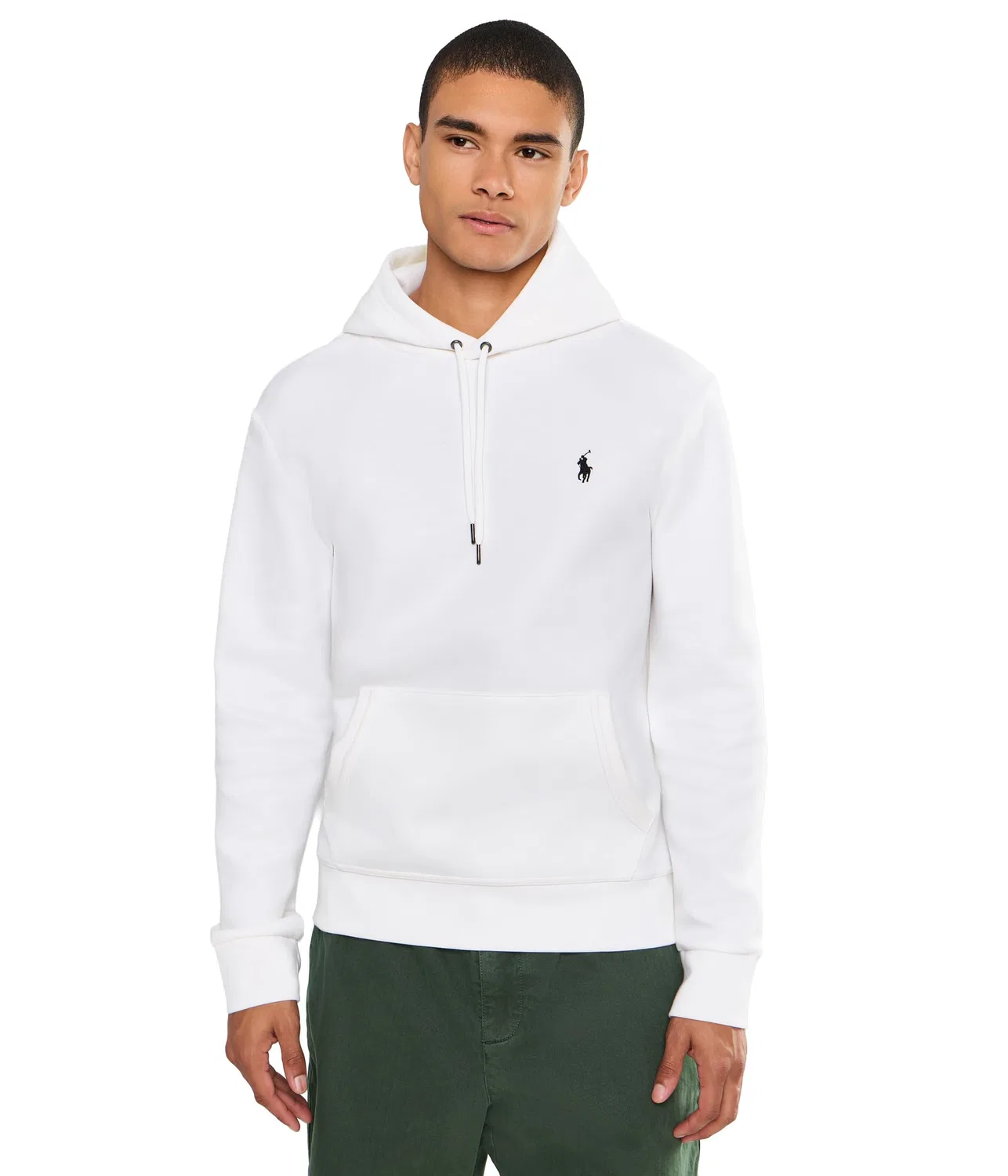 Худи двойной вязки Polo Ralph Lauren, White