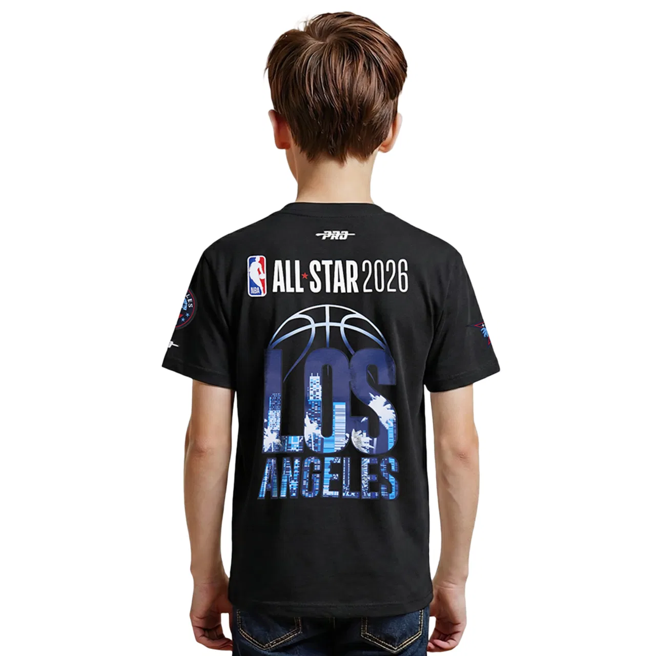 Футболка для мальчиков NBA All Star 2026 Pro Standard, черный/синий — фото 2