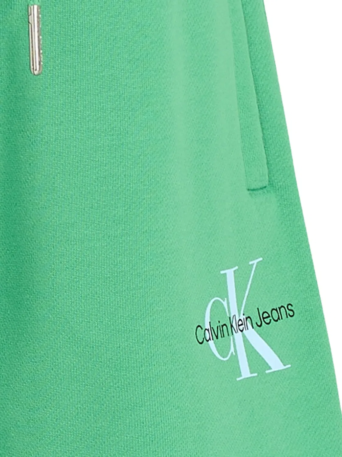 Спортивные шорты с вышитым логотипом Calvin Klein Kids, зеленый — фото 2