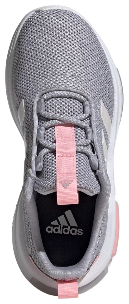 Кроссовки для девочек Racer TR23 Adidas, цвет Glory Grey/Iridescent/Pink Spark — фото 4