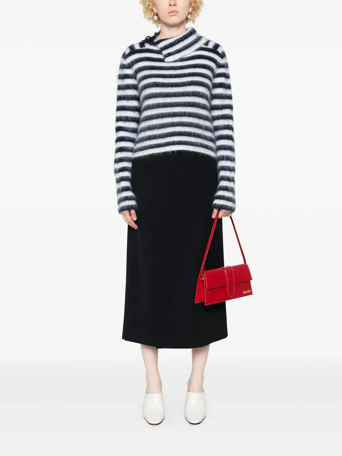 Свитер Le Pull Marina Jacquemus, синий — фото 4