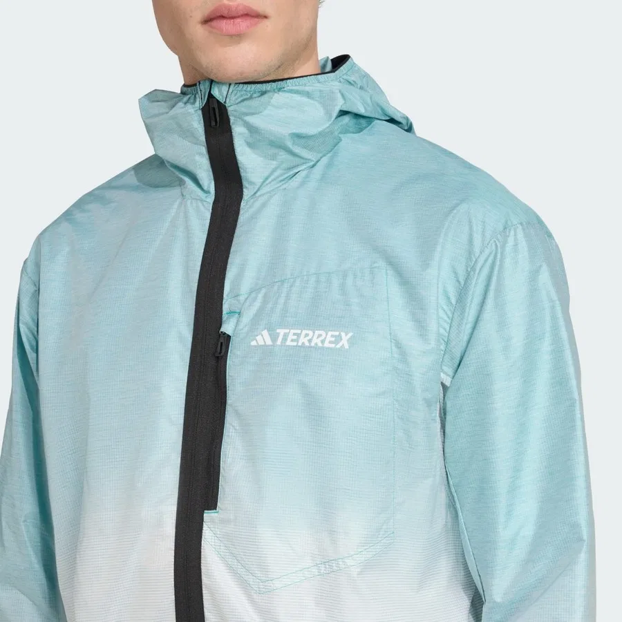 Ветрозащитная куртка с длинным рукавом Terrex Xperior Light Windweave Jacket adidas, Бирюзовый — фото 4