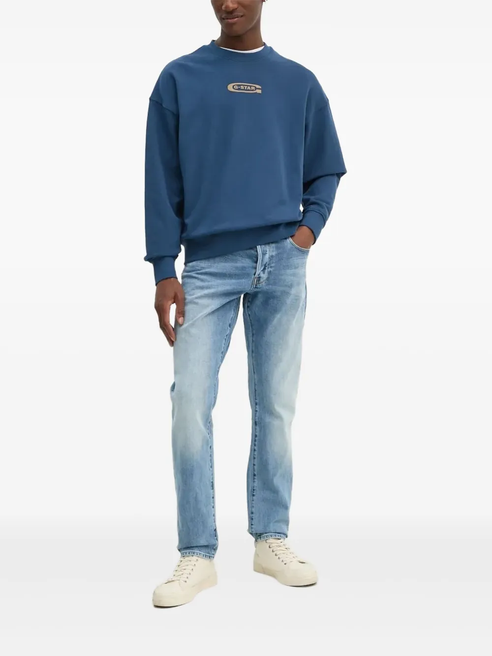 

Хлопковые джинсы G-Star RAW, синий