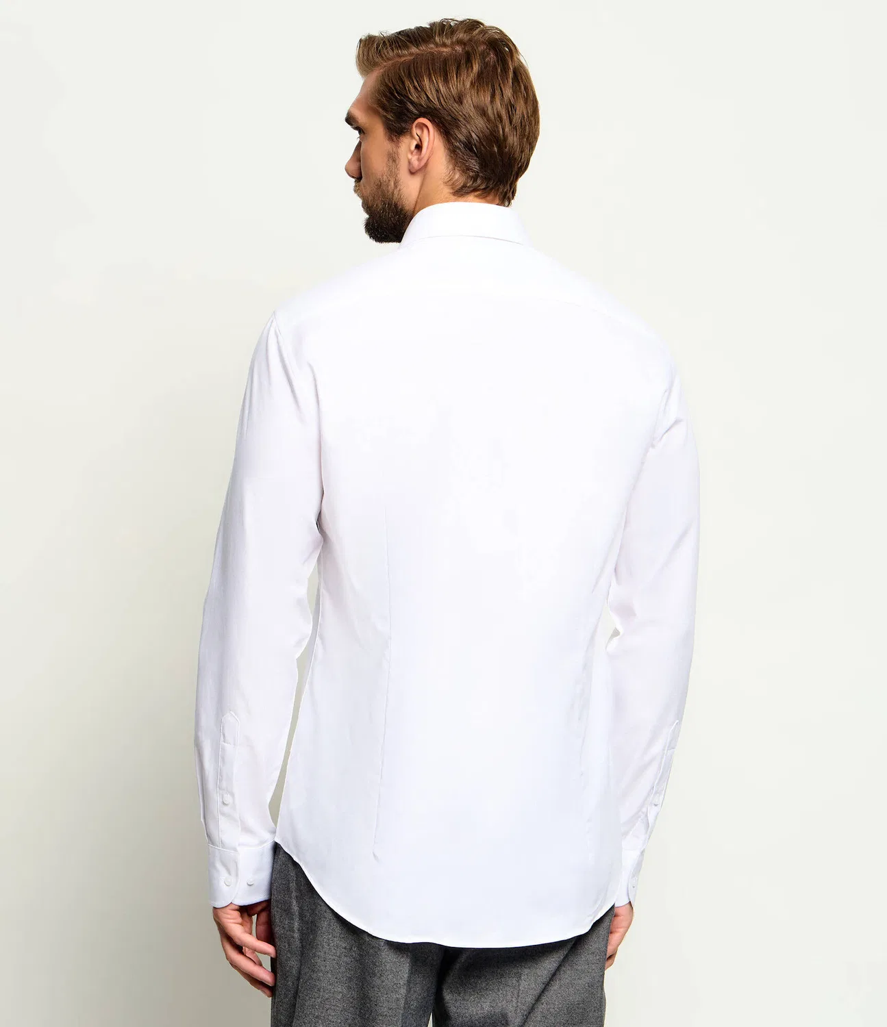 Рубашка с длинным рукавом Slim Fit Tommy Hilfiger, Bianco — фото 3
